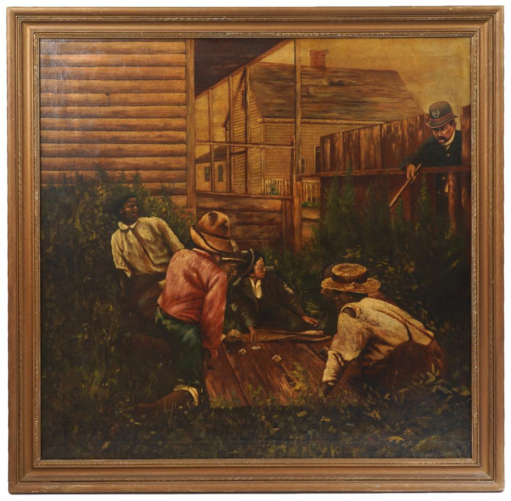 'THE GAMBLERS' UNUSUAL OIL