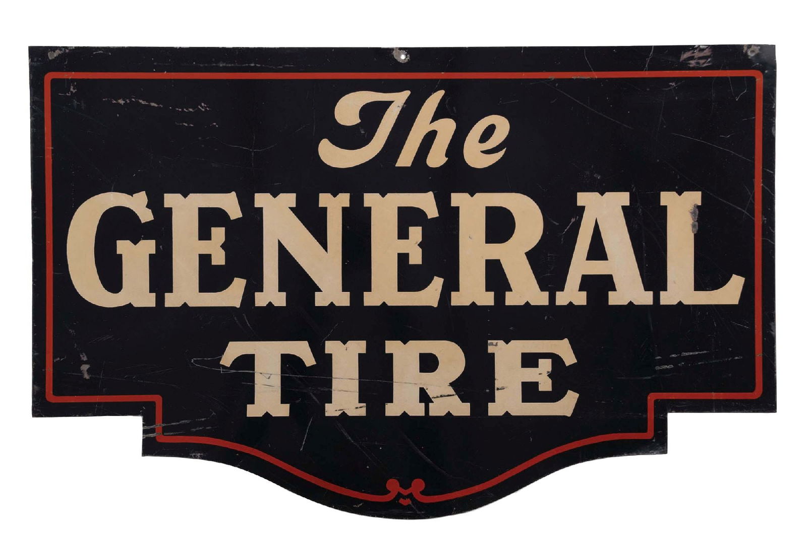 THE GENERAL TIRE DIE-CUT SIGNDST. A