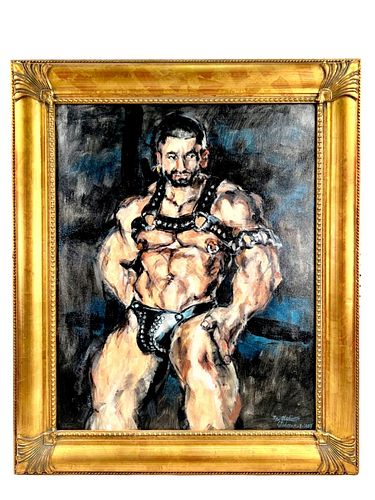 THE GLADIATOR OIL PAINTINGoil based