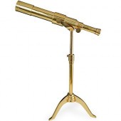 THE GLASS EYE GILDED BRASS TEL