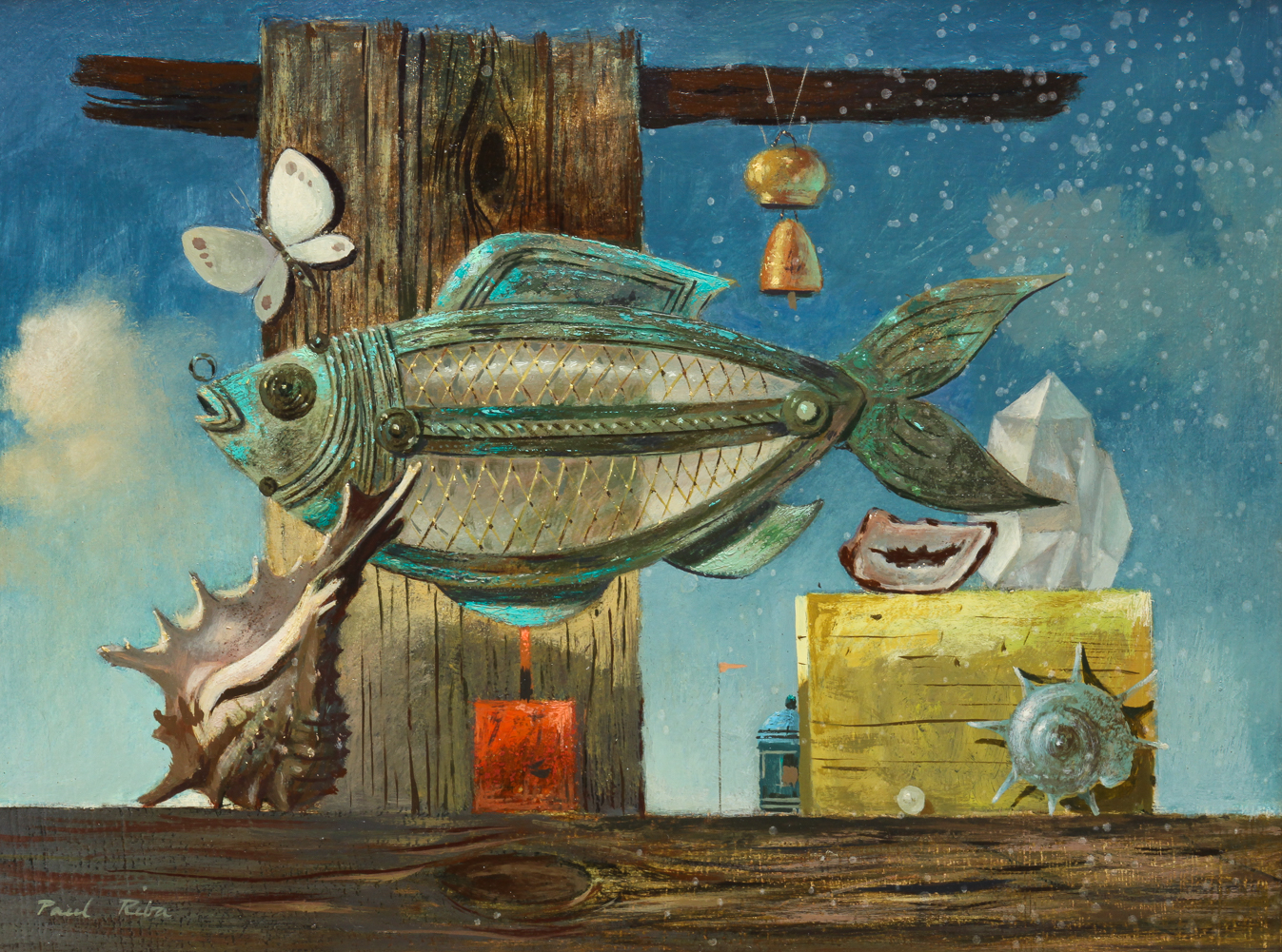 "THE GLASS FISH" BY PAUL RIBA.