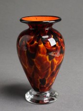 THE GLASS FORGE ART GLASS VASE