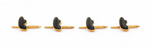 THE GOLDEN BEAR 14K BLACK ONYX
