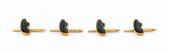 THE GOLDEN BEAR 14K BLACK ONYX