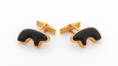 THE GOLDEN BEAR 14K BLACK ONYX