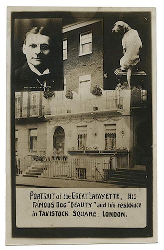 THE GREAT LAFAYETTE RPPC.