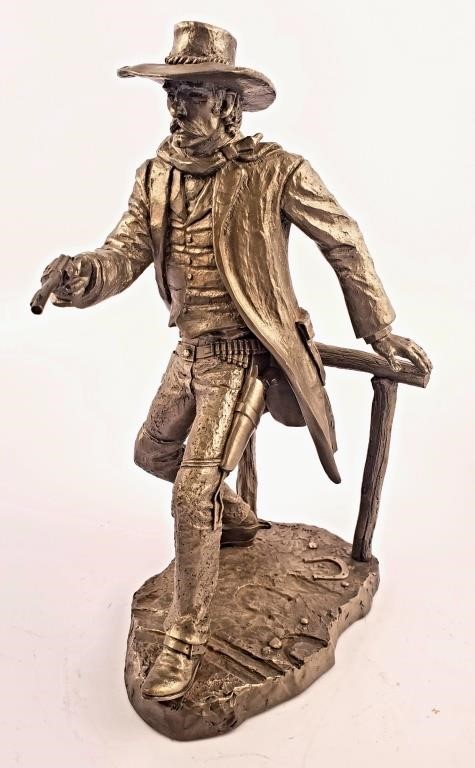 "THE GUN FIGHTER" PEWTER BY JIM