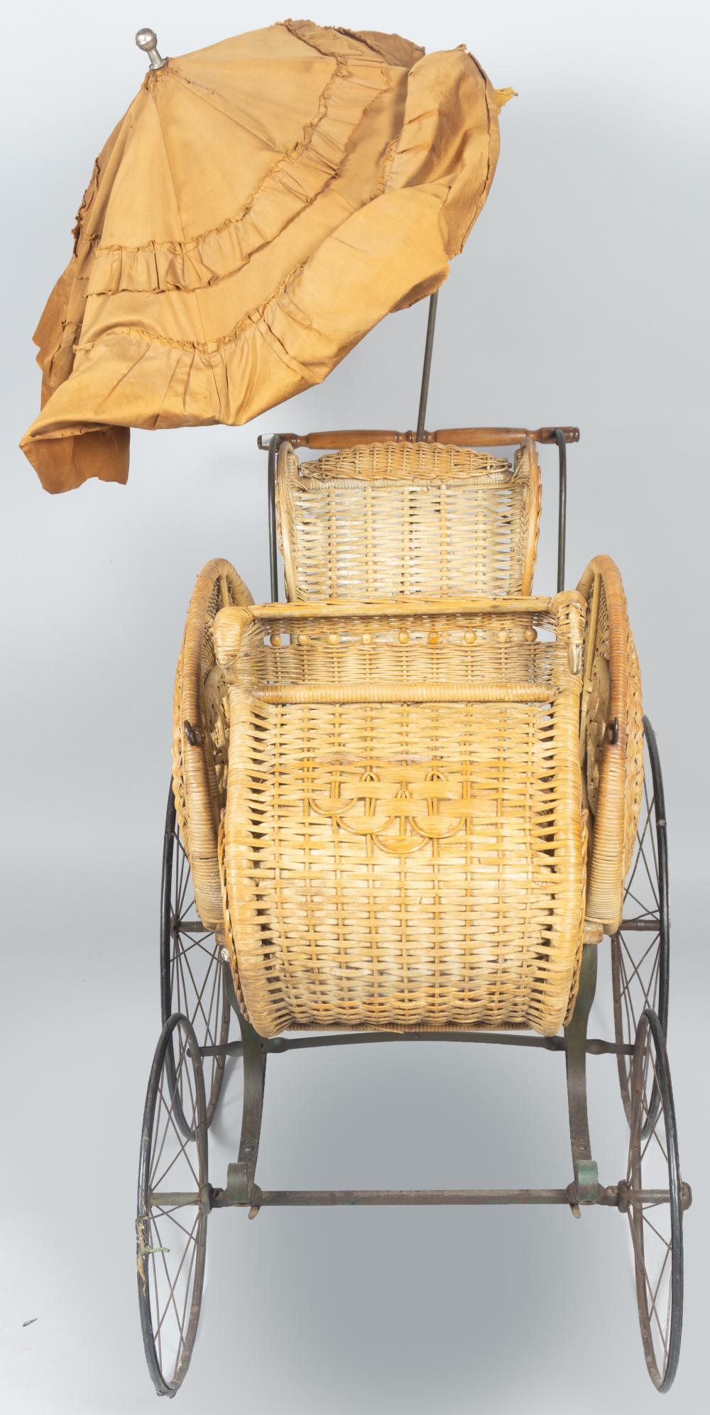 THE HEYWOOD WICKER AND IRON BABY