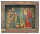 THE HOLY FAMILY WITH SOULS IN