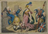 "THE HONEYMOON" SATIRICAL CART