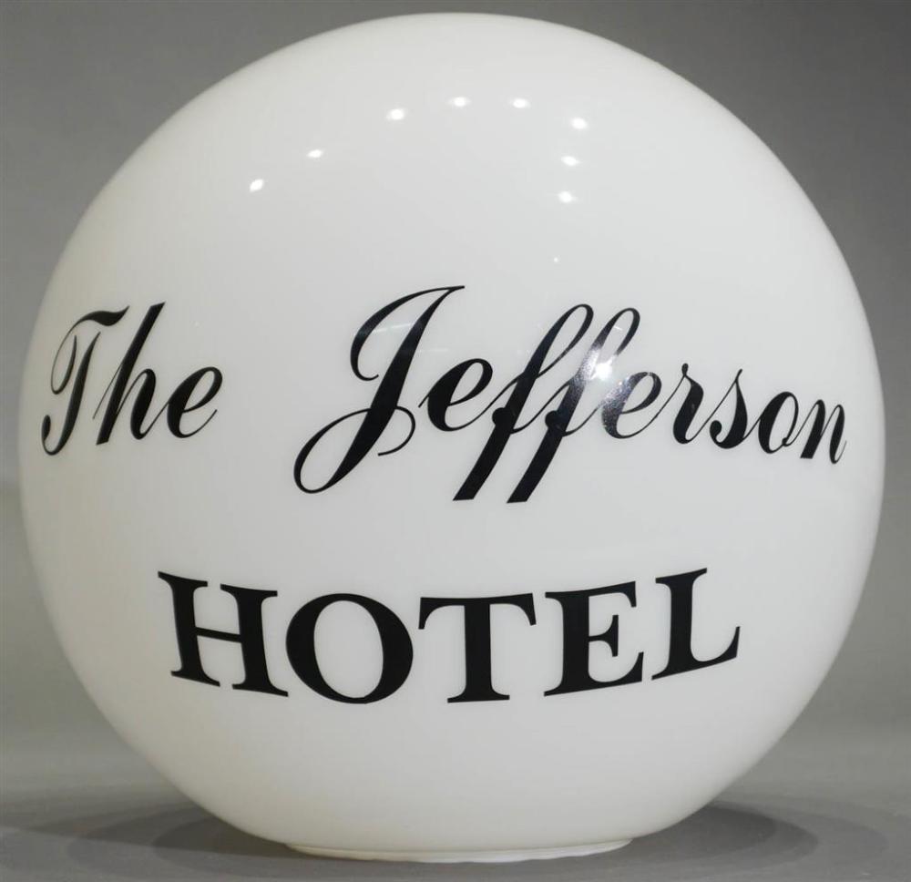'THE JEFFERSON HOTEL' ENAMEL
