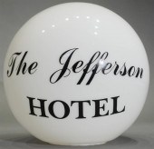 'THE JEFFERSON HOTEL' ENAMEL D