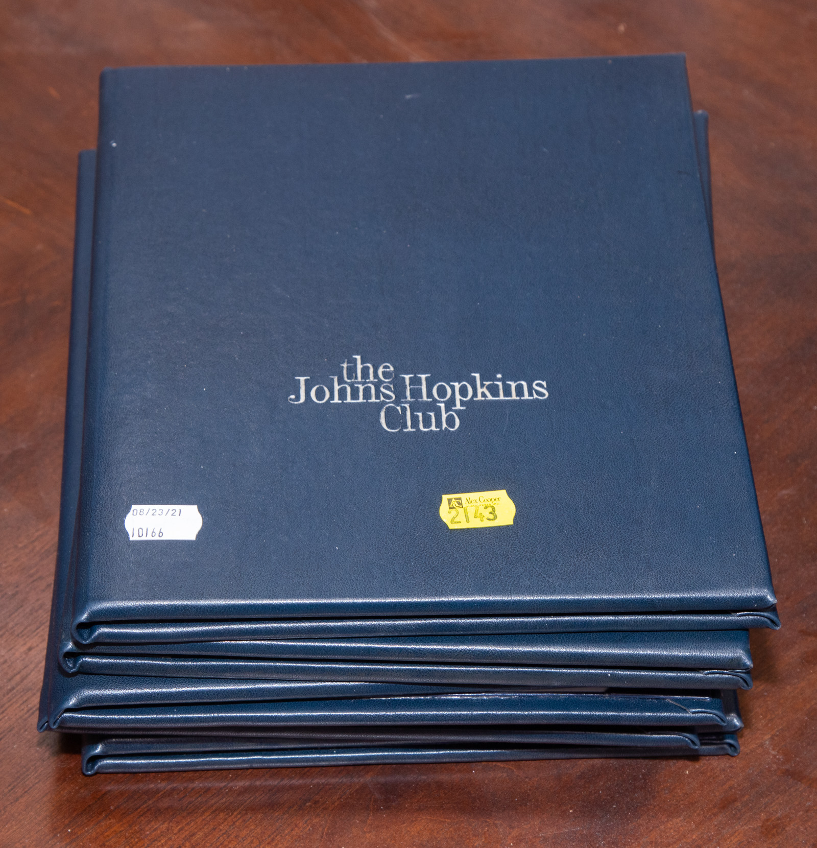THE JOHNS HOPKINS CLUB MENUS 5