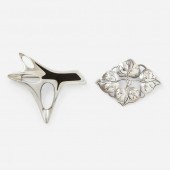 The Kalo Shop. Brooches, set o