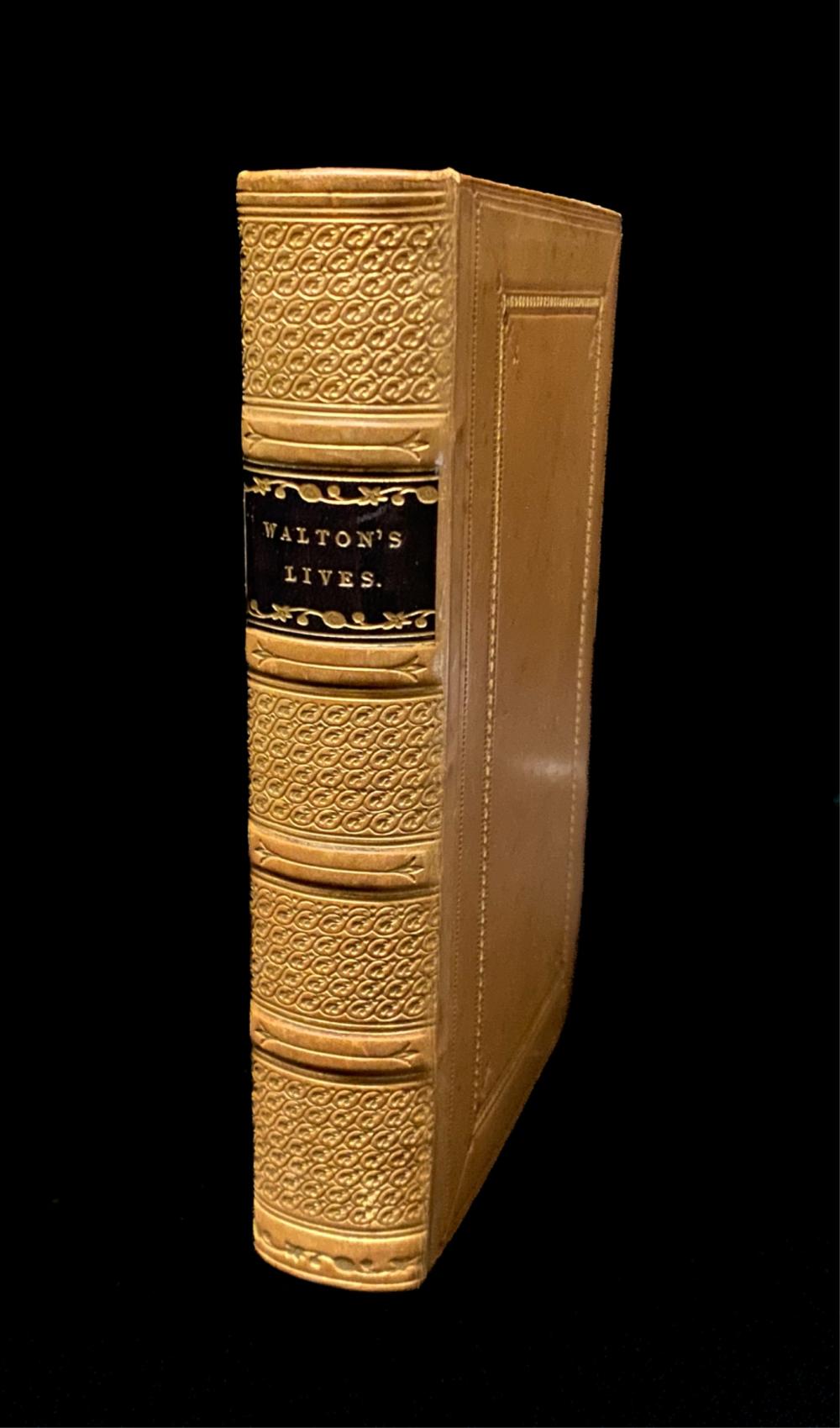 THE LIVES OF... BY IZAAK WALTON,