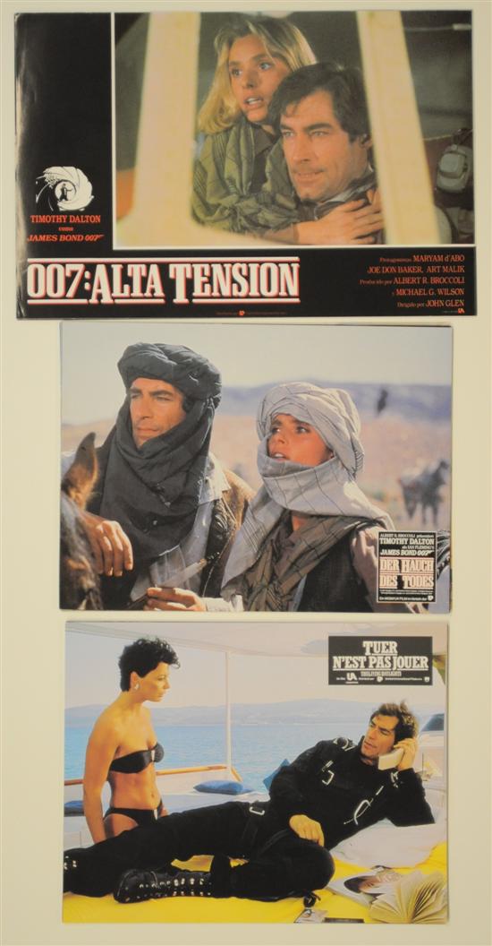 The Living Daylights lobby cards 