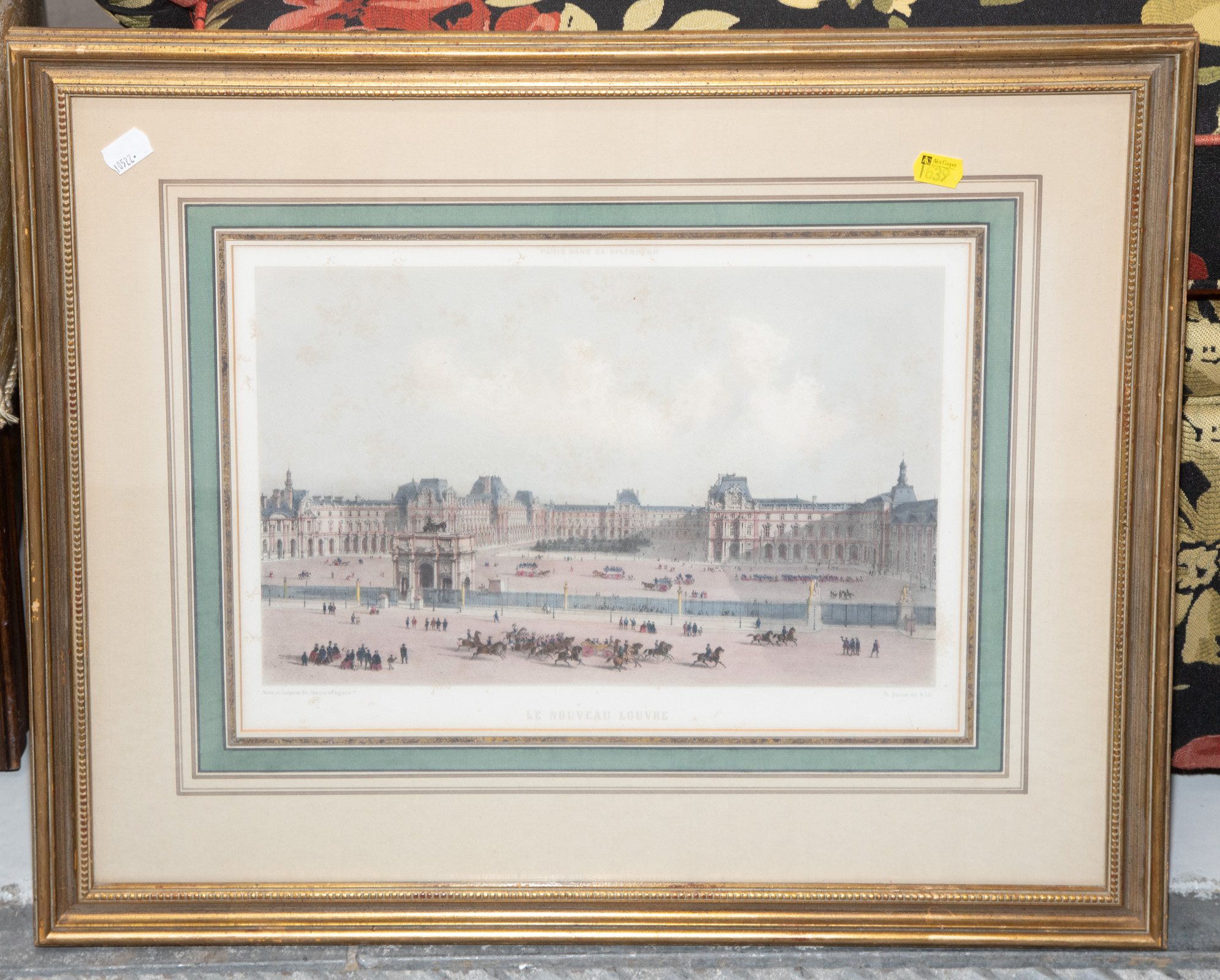 THE LOUVRE, FRAMED PRINT Ph.