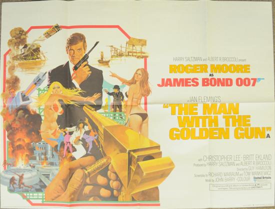 The Man With the Golden Gun poster