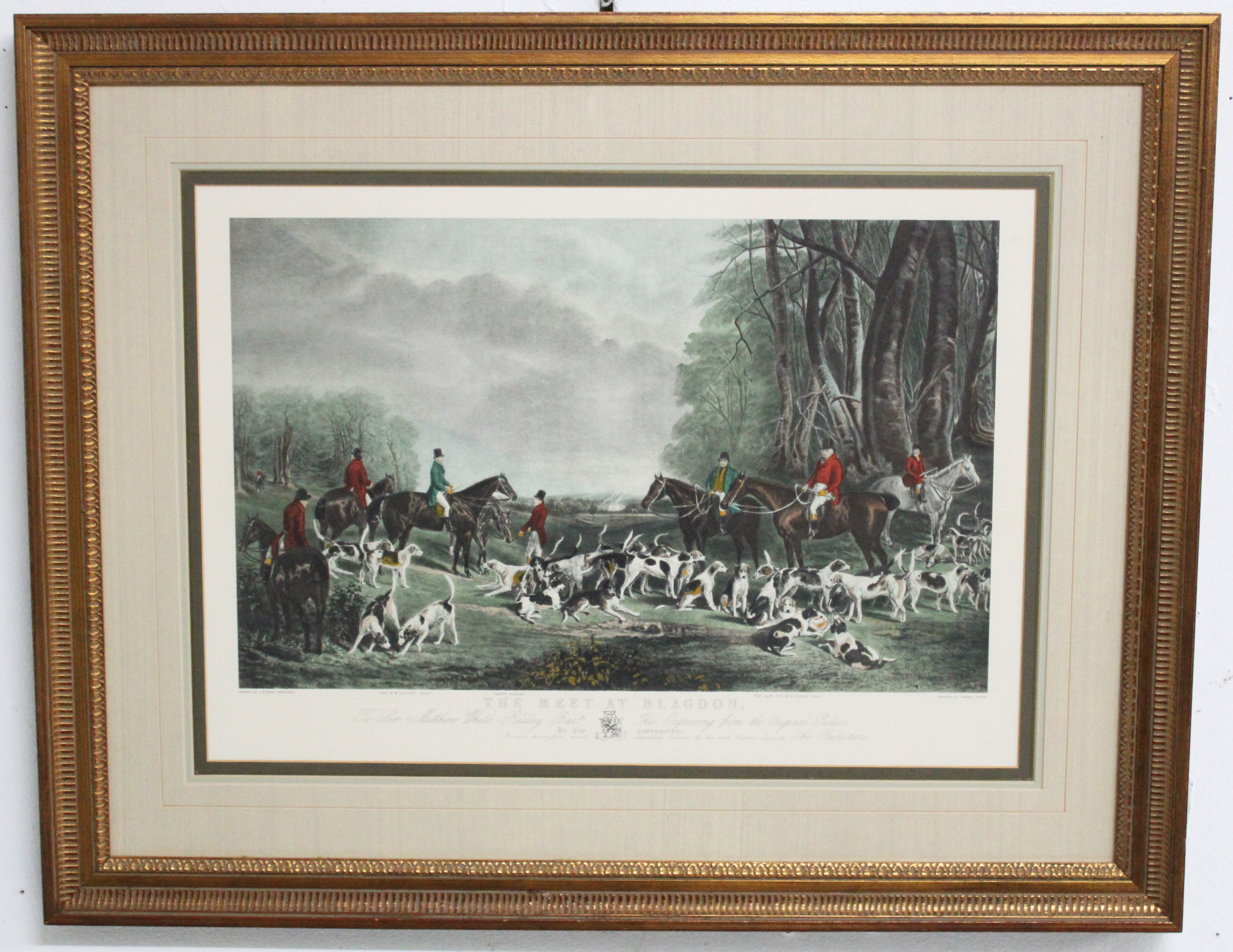 THE MEET AT BLAGDON, AFTER J.W.