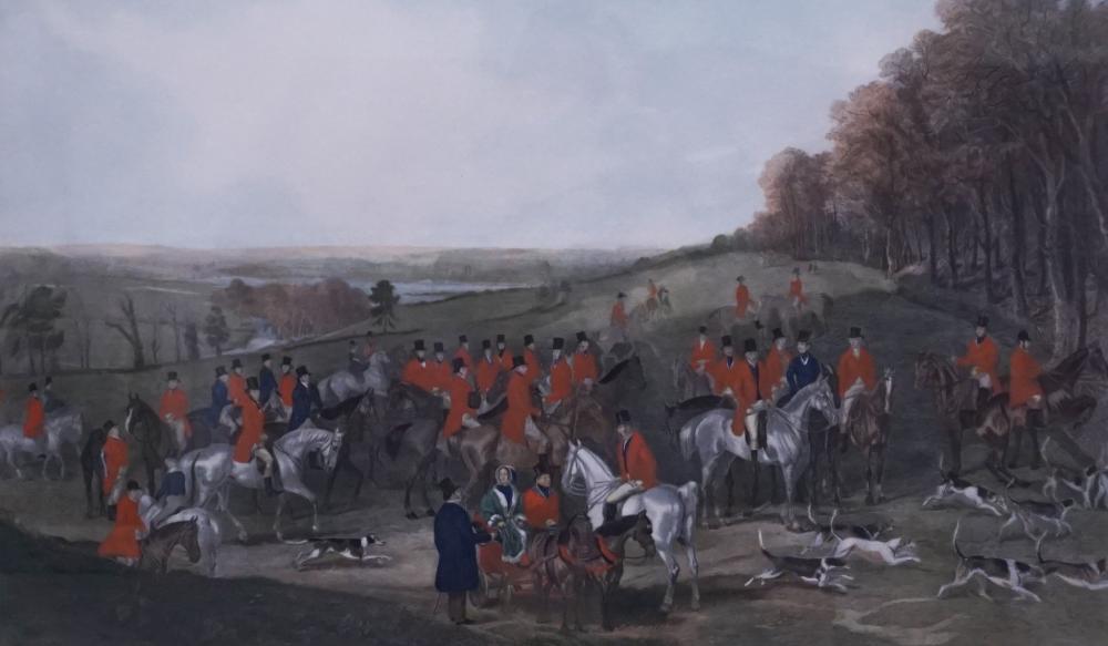 'THE MEET OF THE VINE HOUNDS',