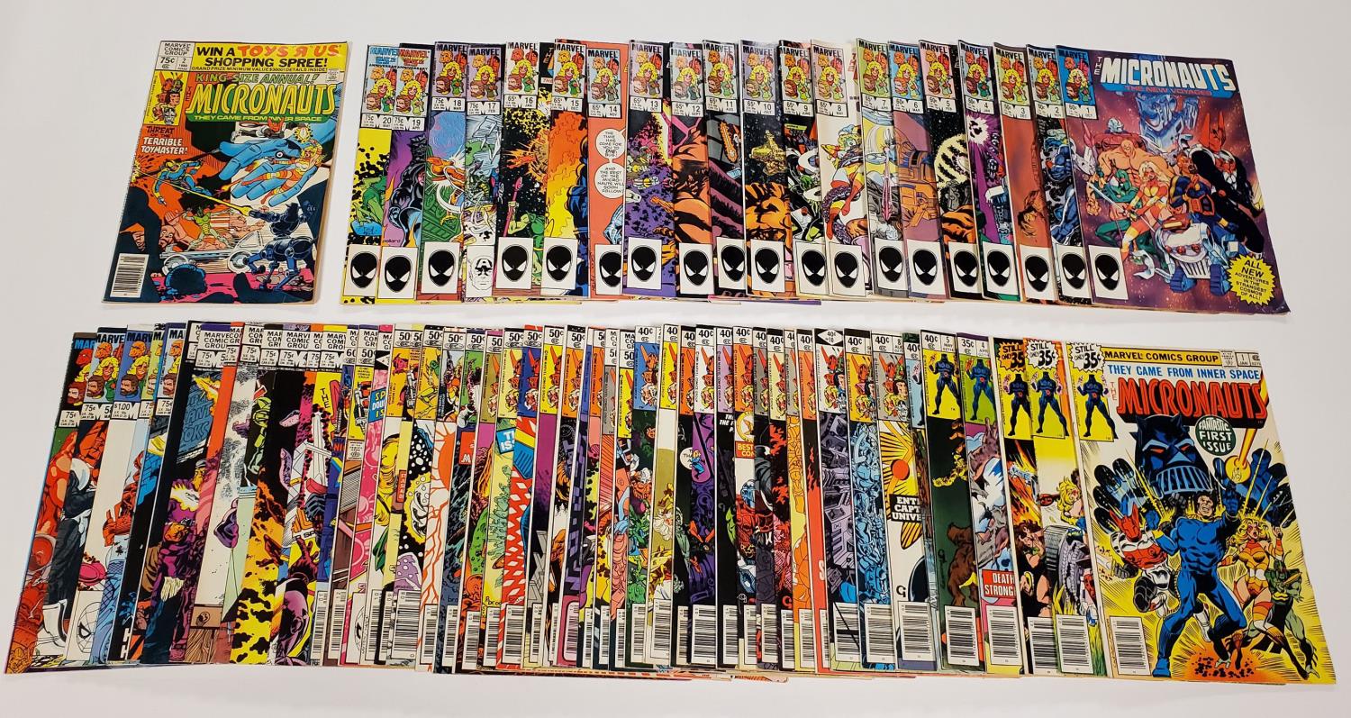 THE MICRONAUTS COMIC BOOK LOT