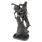 THE MOUNTAIN MAN BRONZE SCULPT