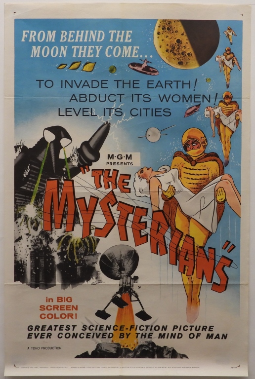 THE MYSTERIAN'S 1959 ONE SHEET