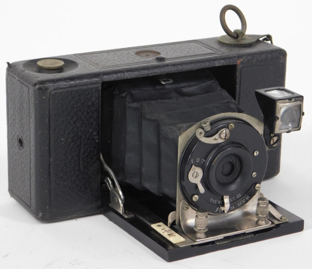 THE NEWEST FOLDING BOX CAMERA The