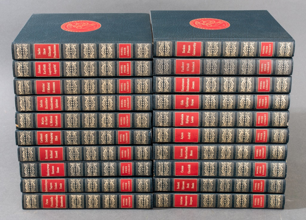 THE NOBEL PRIZE LIBRARY BOOKS IN 20