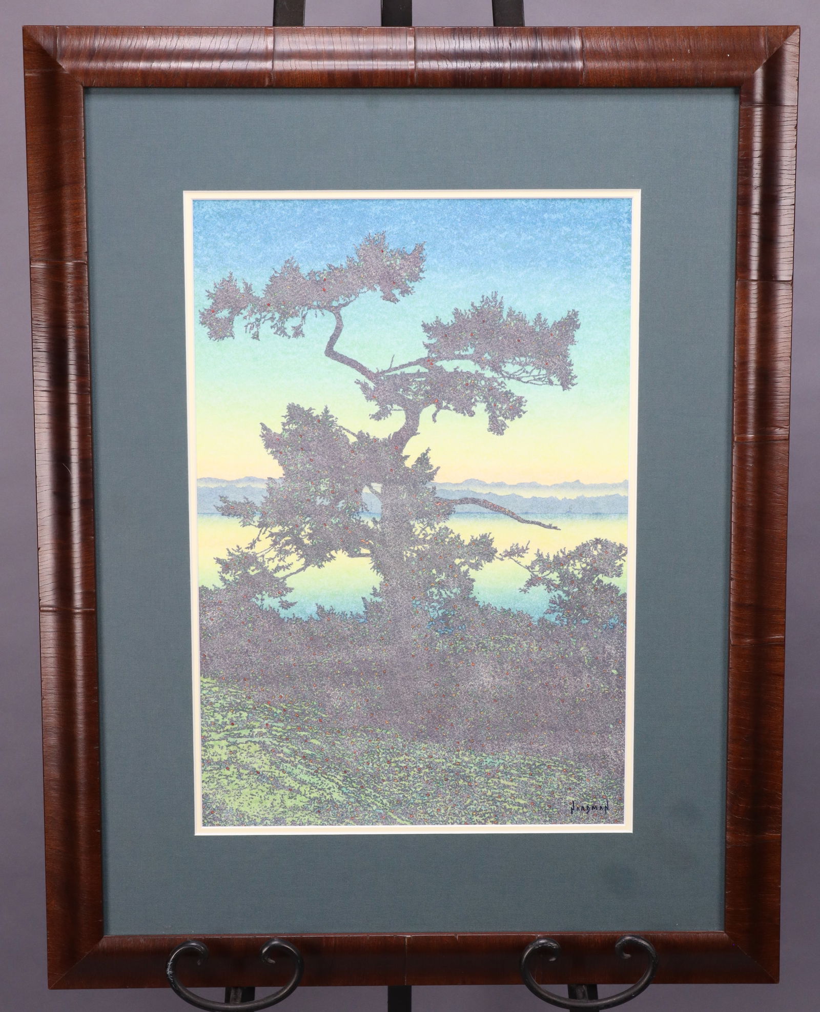THE OLD FIR, ORIGINAL PAINTING BY