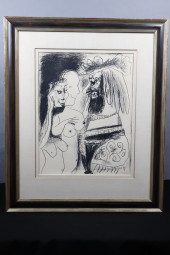 THE OLD KING, PICASSO SIGNED F