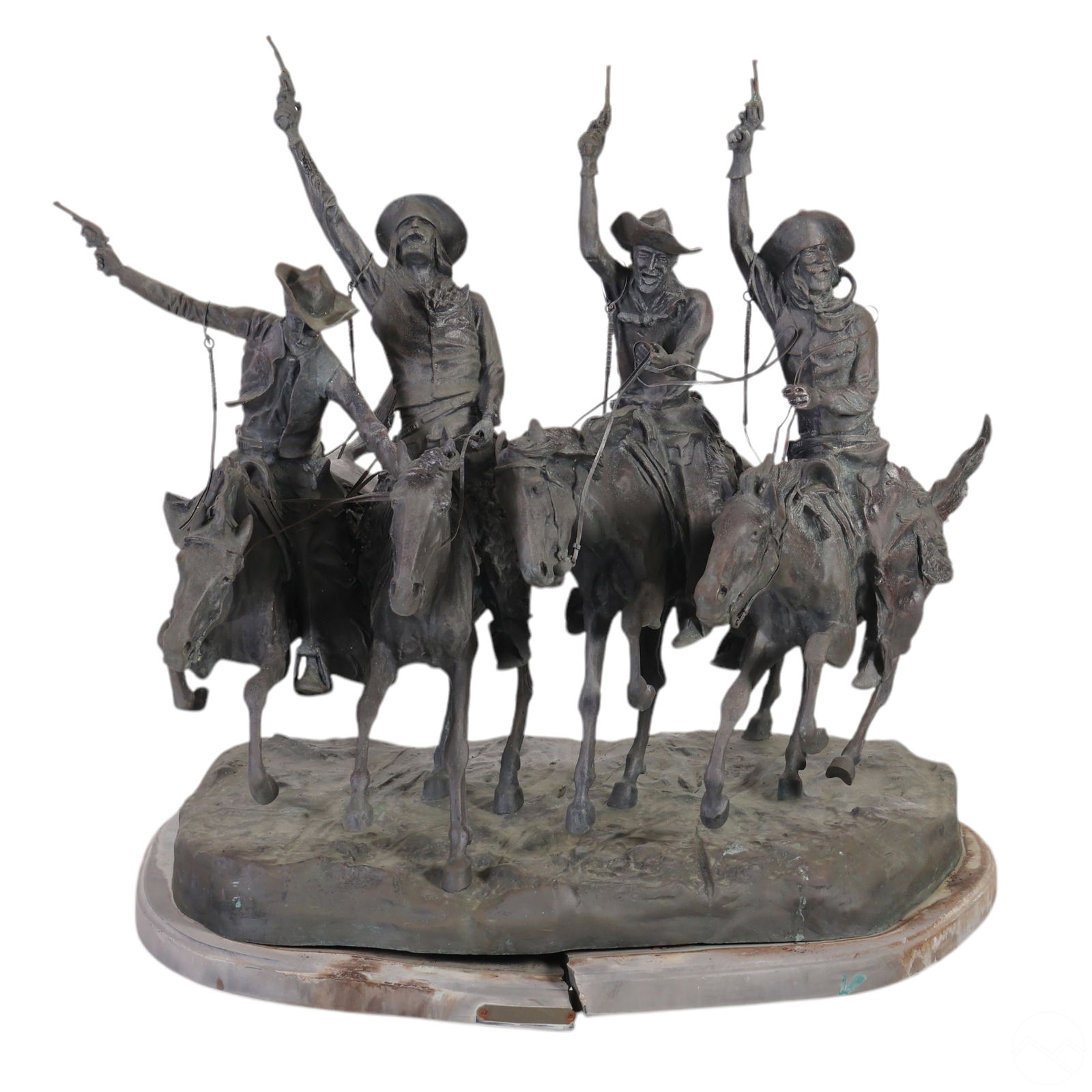 THE OUTLAW RIDERS BRONZE