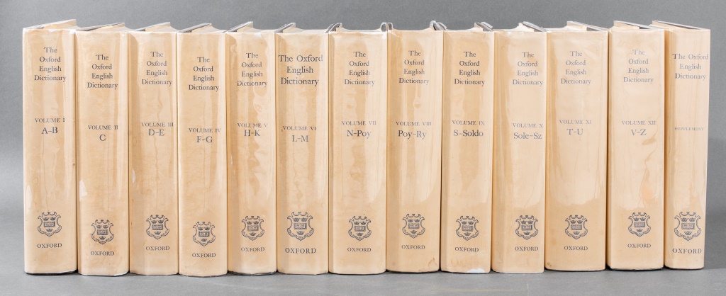 THE OXFORD ENGLISH DICTIONARY IN 12