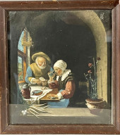 THE PEASANT MEAL<br>Chromolith