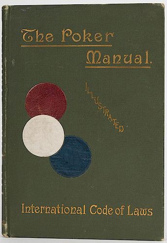 THE POKER MANUAL.The Poker