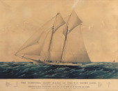 "THE SCHOONER YACHT MAGIC OF T