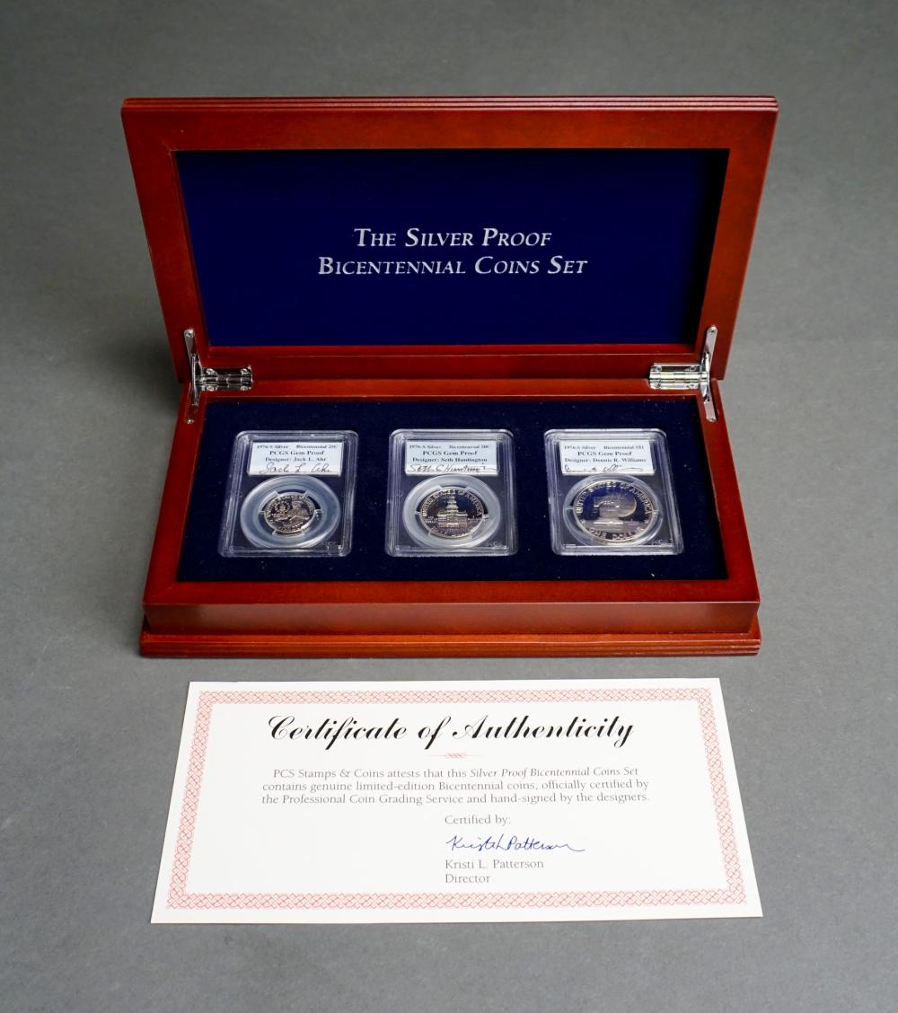 THE SILVER PROOF BICENTENNIAL COINS