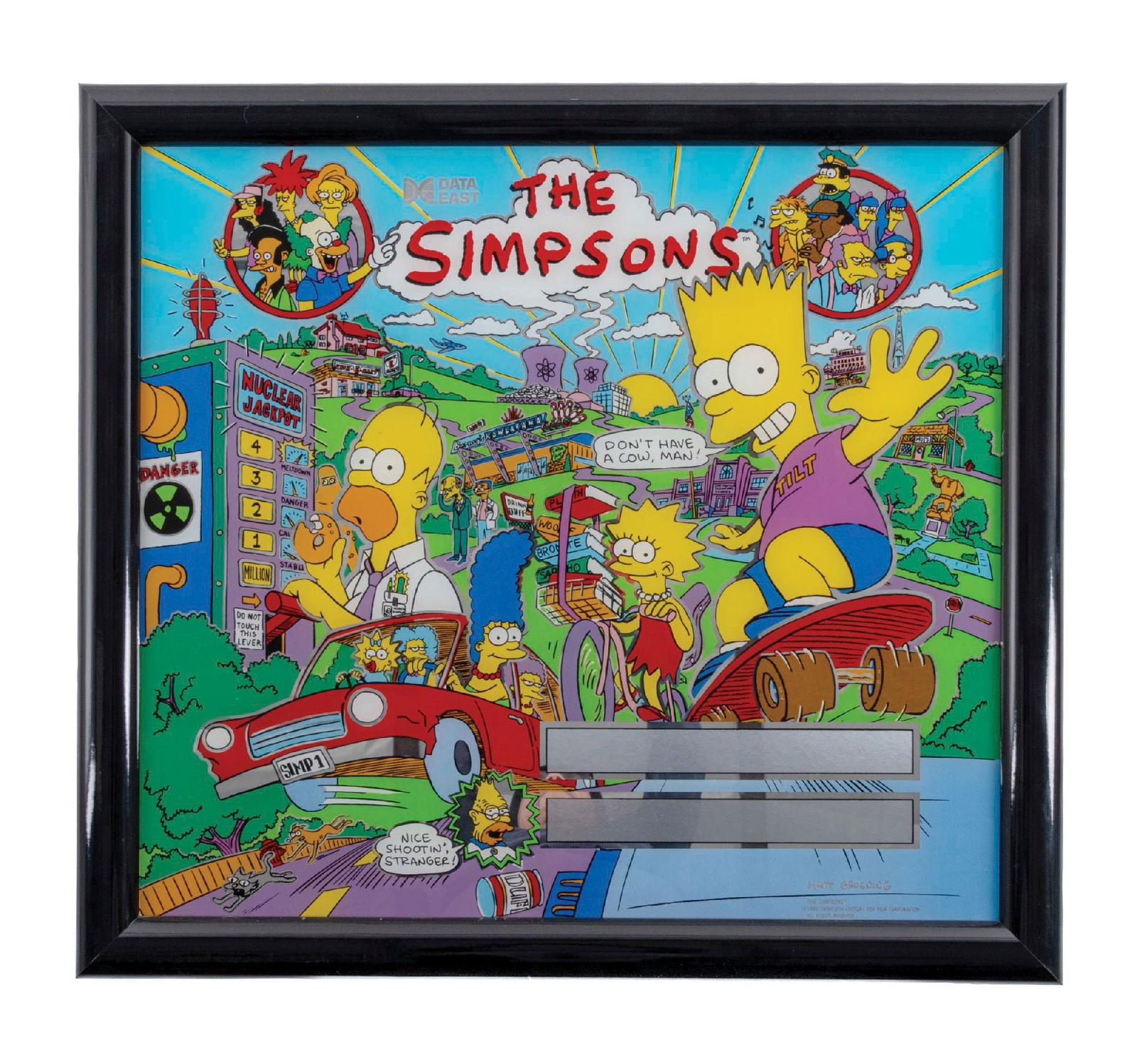 THE SIMPSONS PINBALL MACHINE