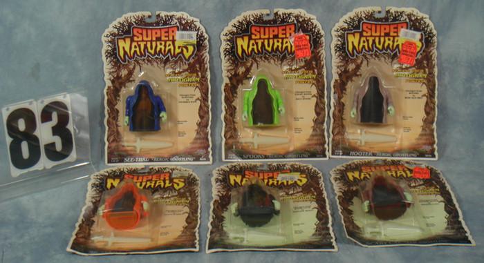 The Super Naturals figures, set