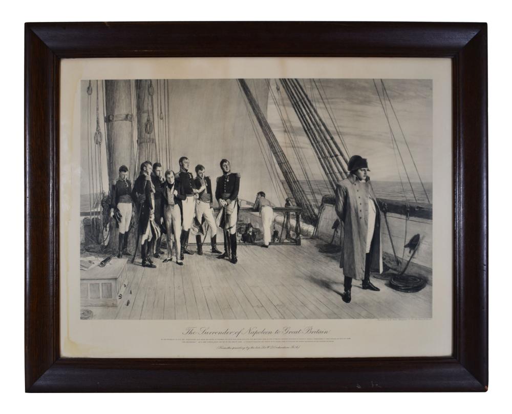 THE SURRENDER OF NAPALEON TO