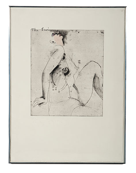 The Swimmer by Jim Dine Jim DIne
