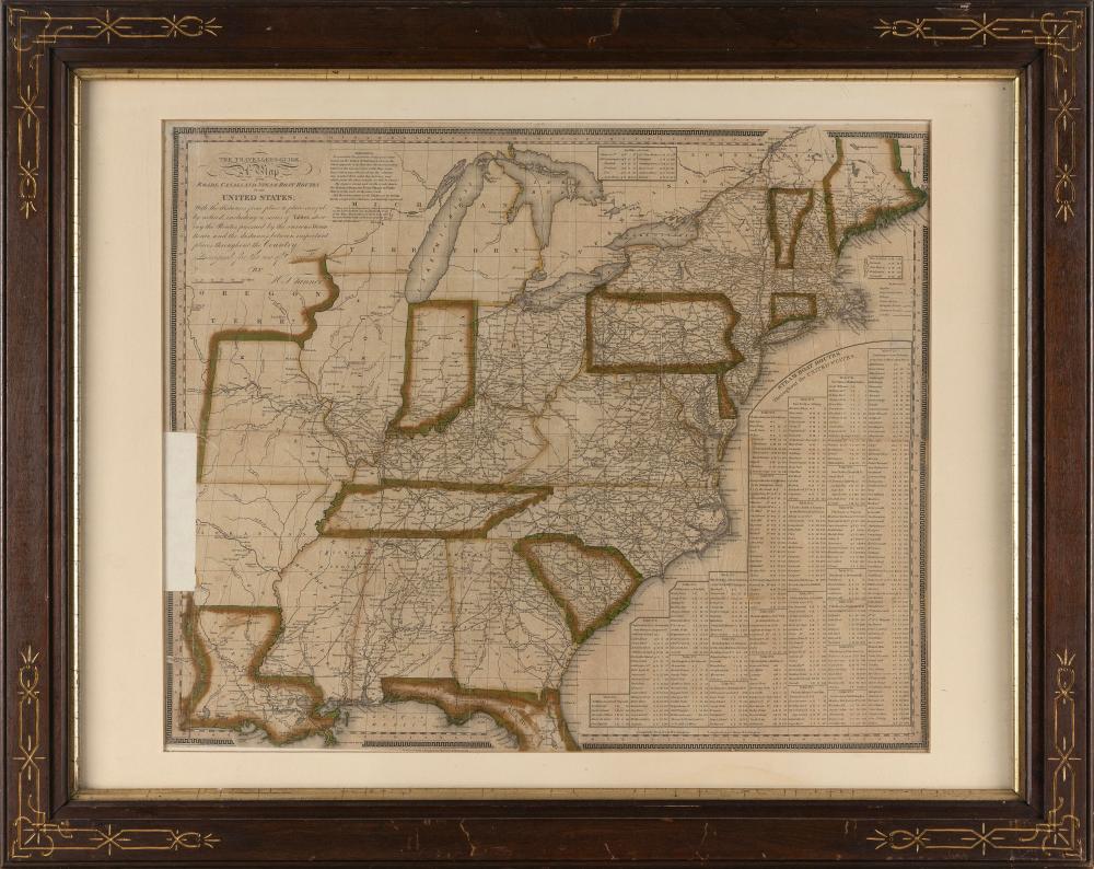 "THE TRAVELER'S GUIDE. A MAP OF THE