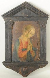 THE VIRGIN MARY AT PRAYERThe V