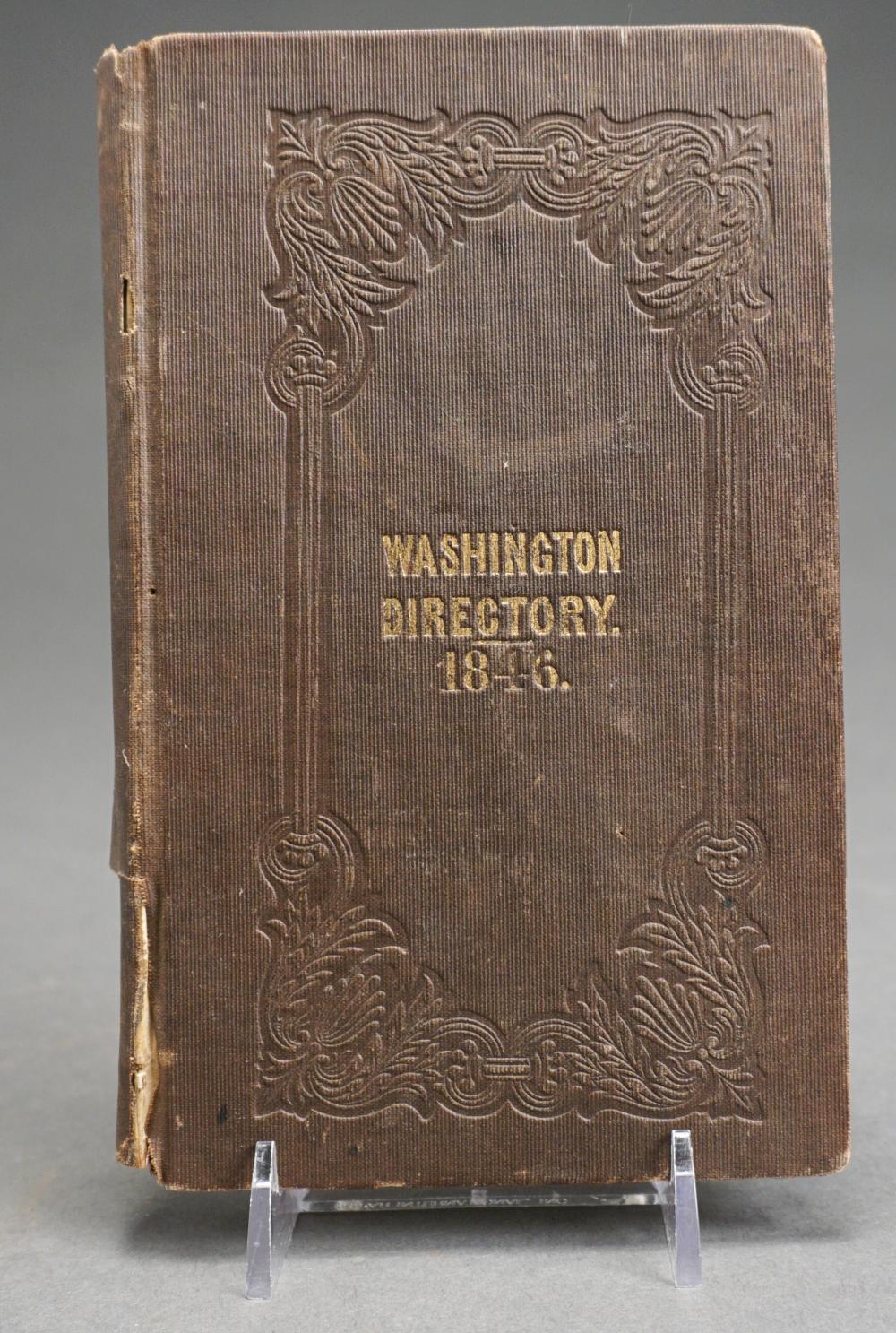'THE WASHINGTON DIRECTORY AND