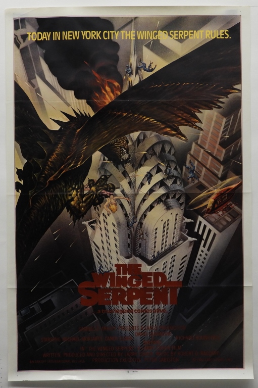 THE WINGED SERPENT 1982 ONE SHEET