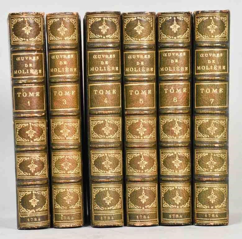 THE WORKS OF MOLIERE, 6 VOLUMES,