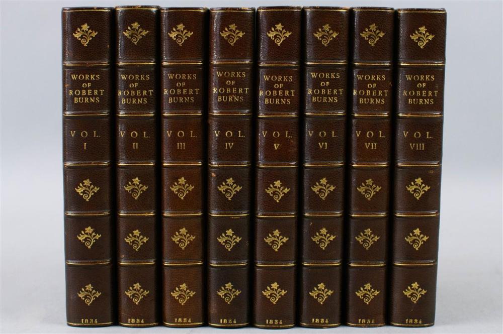 THE WORKS OF ROBERT BURNS. BOUND BY