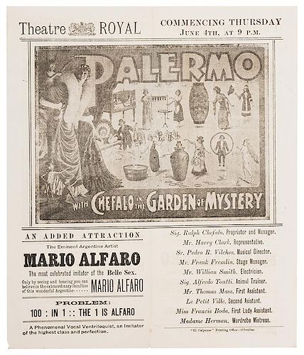 THEATRE ROYAL PALERMO—CHEFALO
