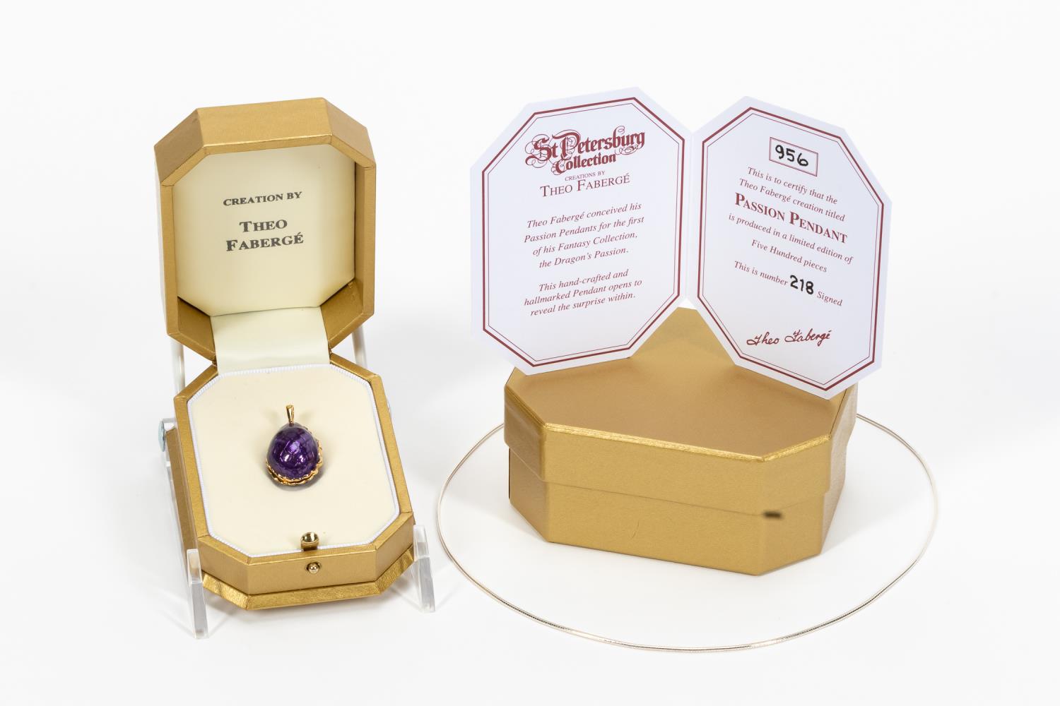 THEO FABERGE "PASSION PENDANT"