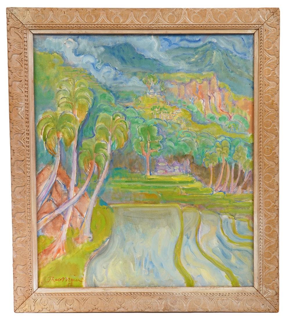 THEO MEIER 'EXOTIC LANDSCAPE' O/C